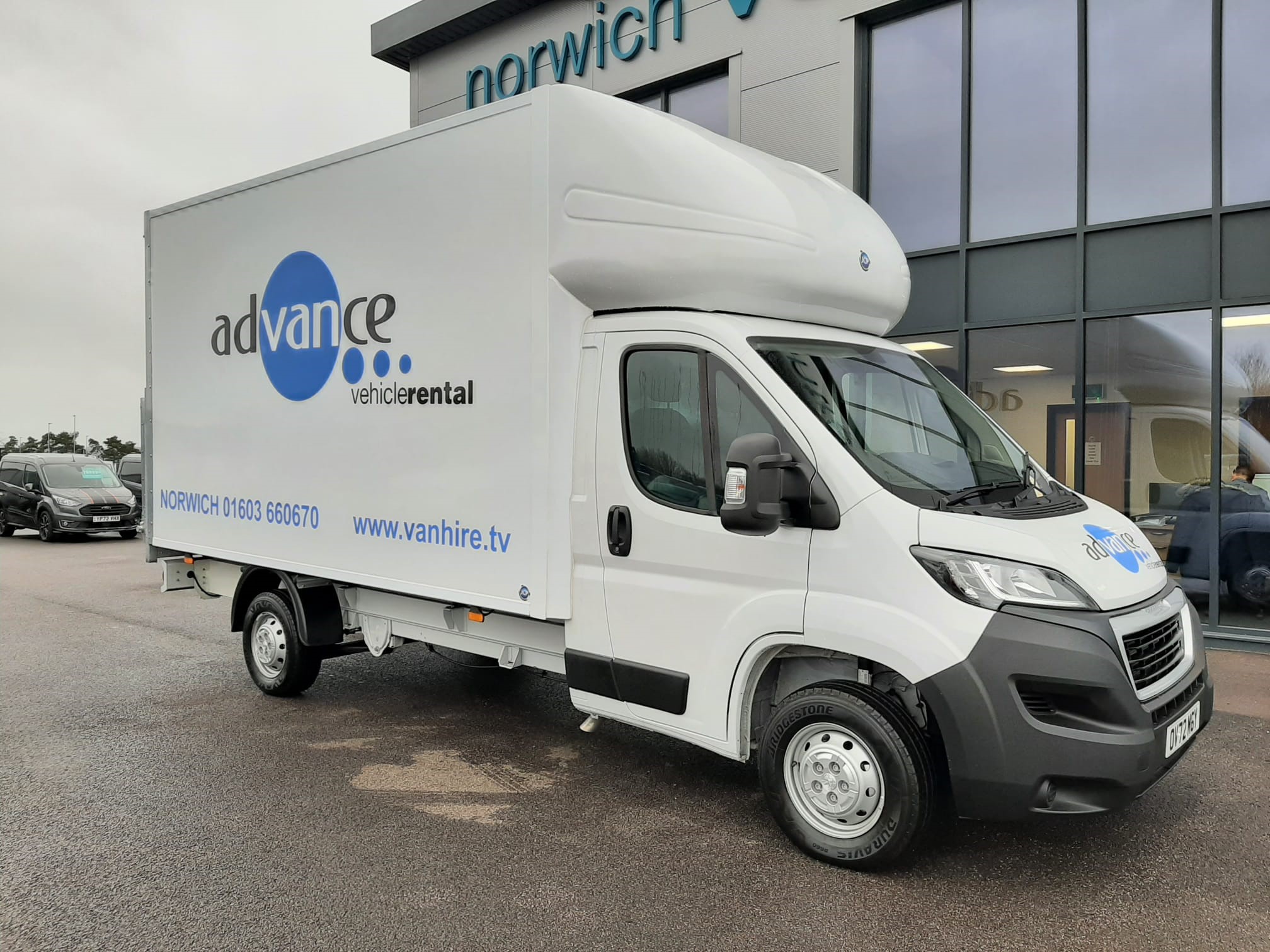 Luton Tail Lift Van Hire Norwich